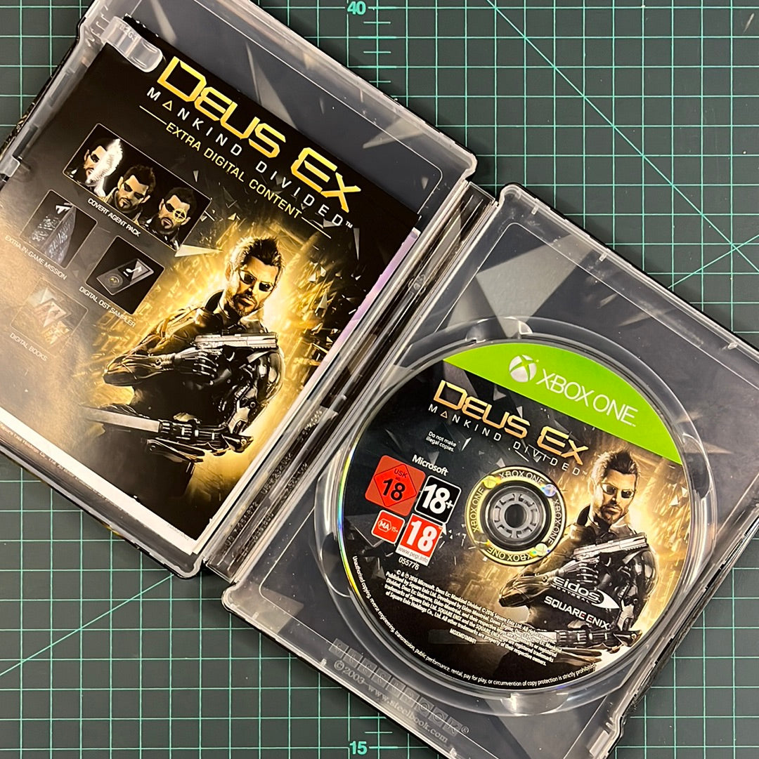 Deus Ex: Mankind Divided | Day One Edition | SteelBook | Xbox One | Used Game