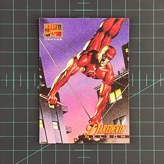 5 Daredevil | Nelson | Canvas | 1995 | Marvel Masterpieces | Trading Card - RetroguySA