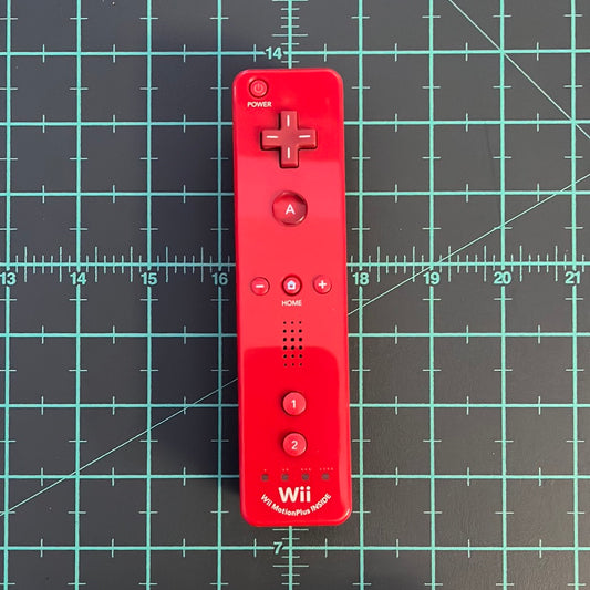 Wii Motion Plus Controller | Controller | Nintendo Wii | Wii | Red | Accessories | Used