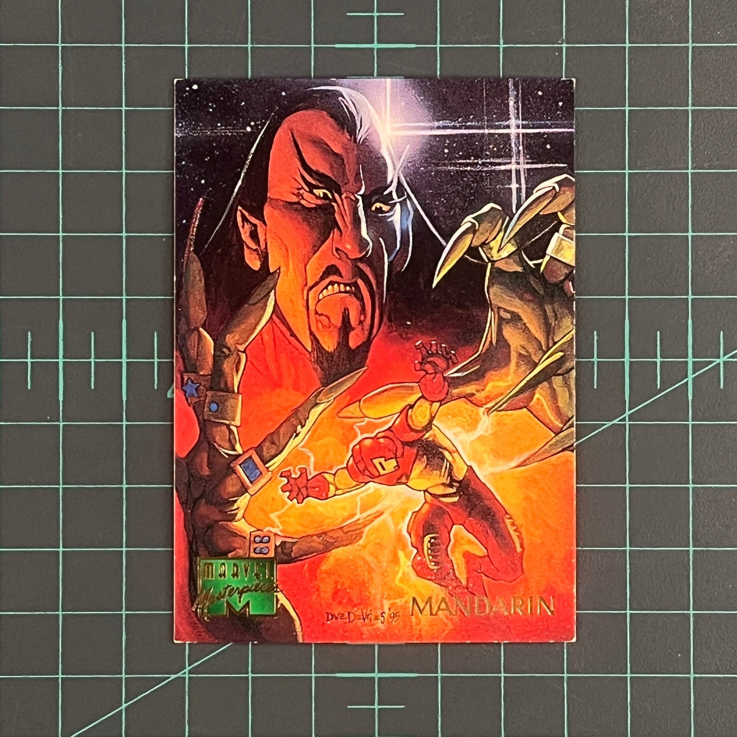64 Mandarin | Devries | 1995 | Marvel Masterpieces | Trading Card - RetroguySA