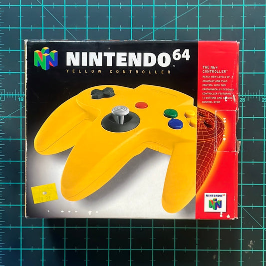 Nintendo N64 Controller | Yellow | Nintendo 64 | N64 | Accessories