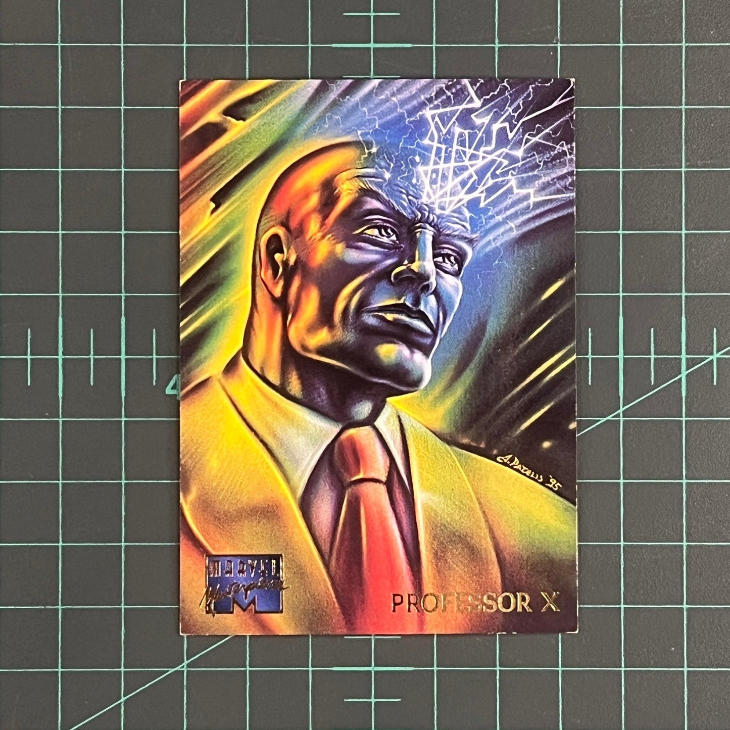 74 Professor X | Patelis | 1995 | Marvel Masterpieces | Trading Card - RetroguySA