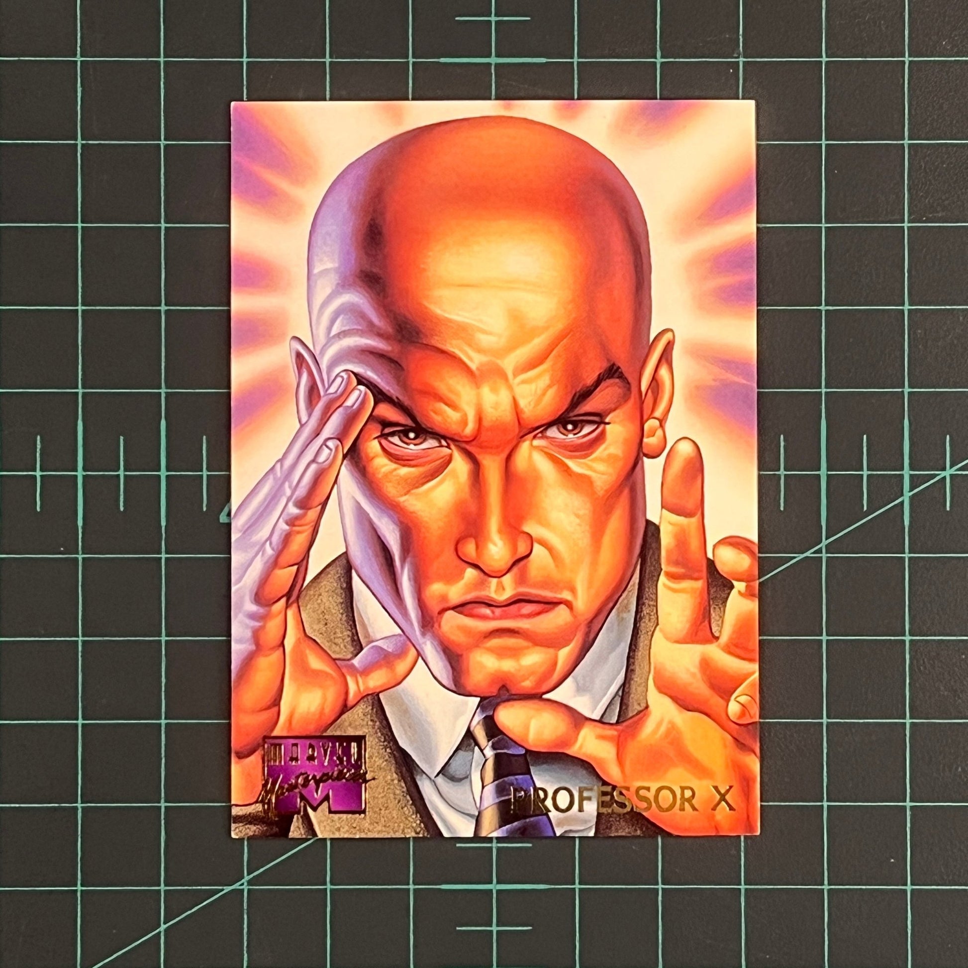 75 Professor X | Scanlan | 1995 | Marvel Masterpieces | Trading Card - RetroguySA