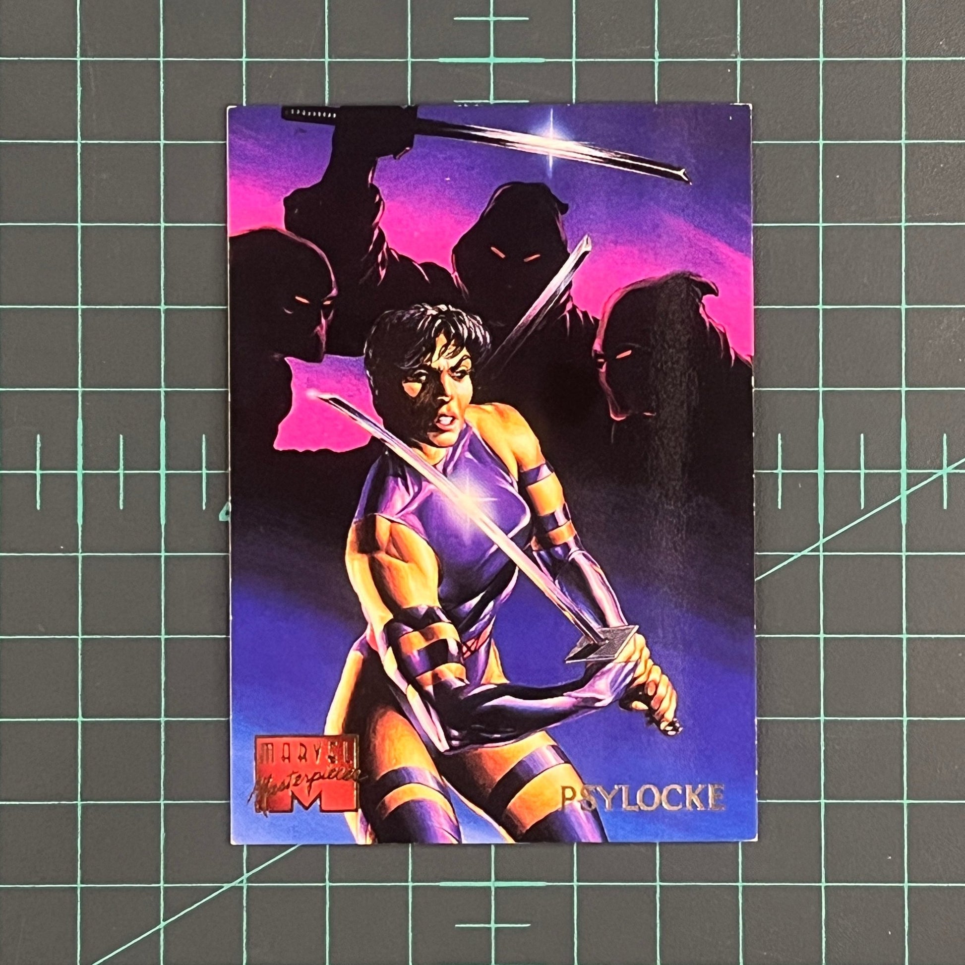 76 Psylocke | Nelson | 1995 | Marvel Masterpieces | Trading Card - RetroguySA