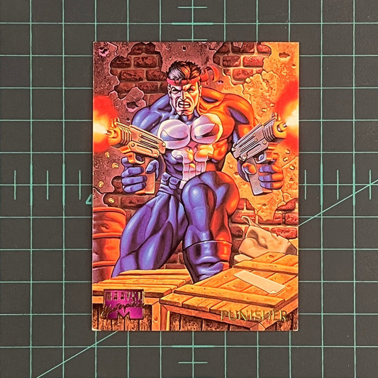 81 Punisher | Scanlan | 1995 | Marvel Masterpieces | Trading Card - RetroguySA
