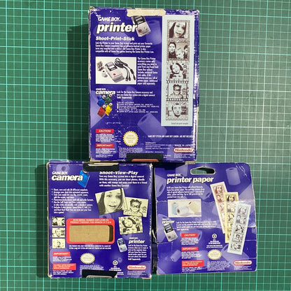 Nintendo Game Boy Printer, Paper & Camara Bundle  | GameBoy | CIB | Accessories