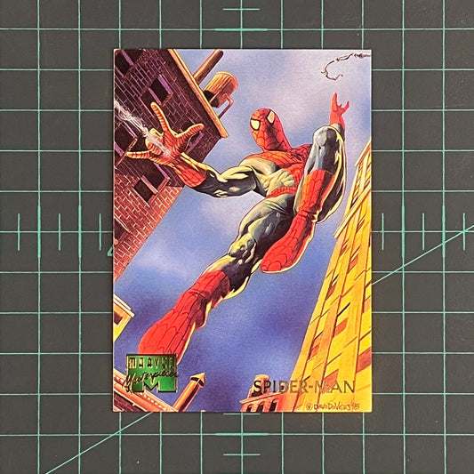 91 Spider - Man | Devries | 1995 | Marvel Masterpieces | Trading Card - RetroguySA