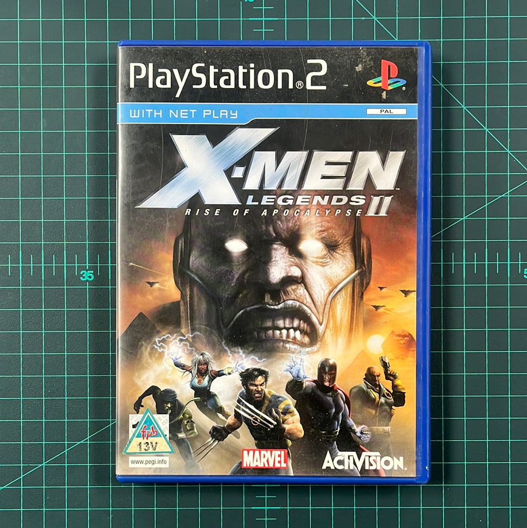 X-Men Legends II : Rise of Apocalypse | PS2 | PlayStation 2 | Used Game | No Manual