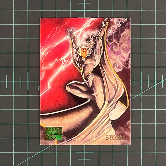 94 Storm | Devries | 1995 | Marvel Masterpieces | Trading Card - RetroguySA