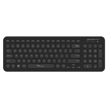 Alcatroz A2000 Jellybean Wireless Keyboard and Mouse Combo - Black