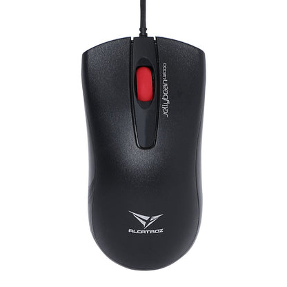 Alcatroz Jellybean U2000 Keyboard and Mouse - Black/Red