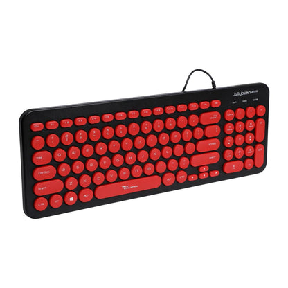 Alcatroz Jellybean U2000 Keyboard and Mouse - Black/Red