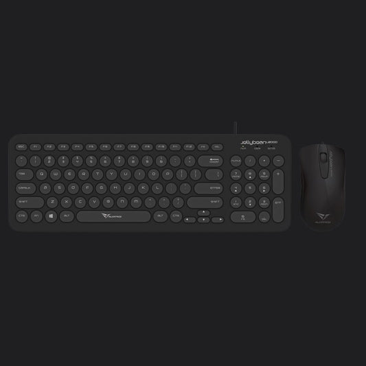 Alcatroz Jellybean U2000 Keyboard and Mouse - Black