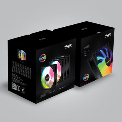 Armaggeddon ARGB KIT 5000 Cooling 12cm Fan Kit  - Black