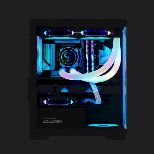 Armaggeddon Aquaron MicroATX Gaming Case - Black