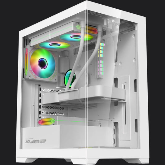 Armaggeddon Aquaron Pro ATX Gaming Case - White