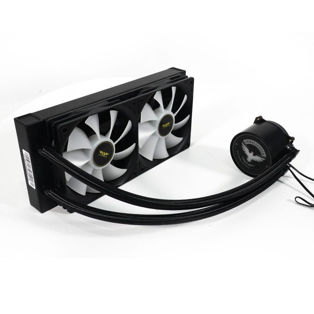 Armaggeddon Arctic Freeze 240 CPU Liquid Cooler - White