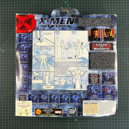 Logan & Magneto | X-Men: The Movie | 2000 | Toy Biz | Figurine | Collectible | Toy | New Sealed