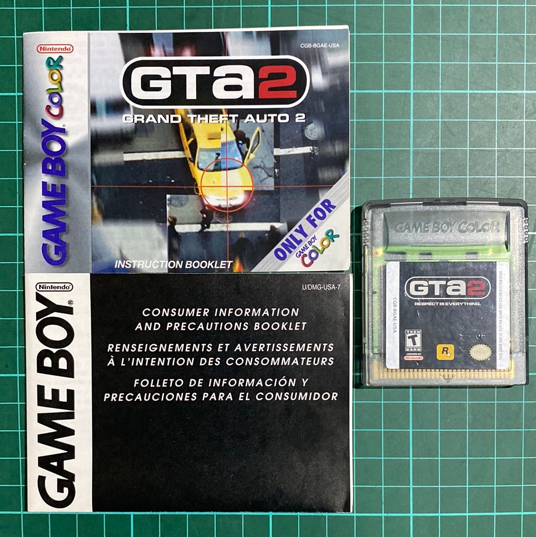 Grand Theft Auto 2 | Nintendo Game Boy Color | CIB | Used Game