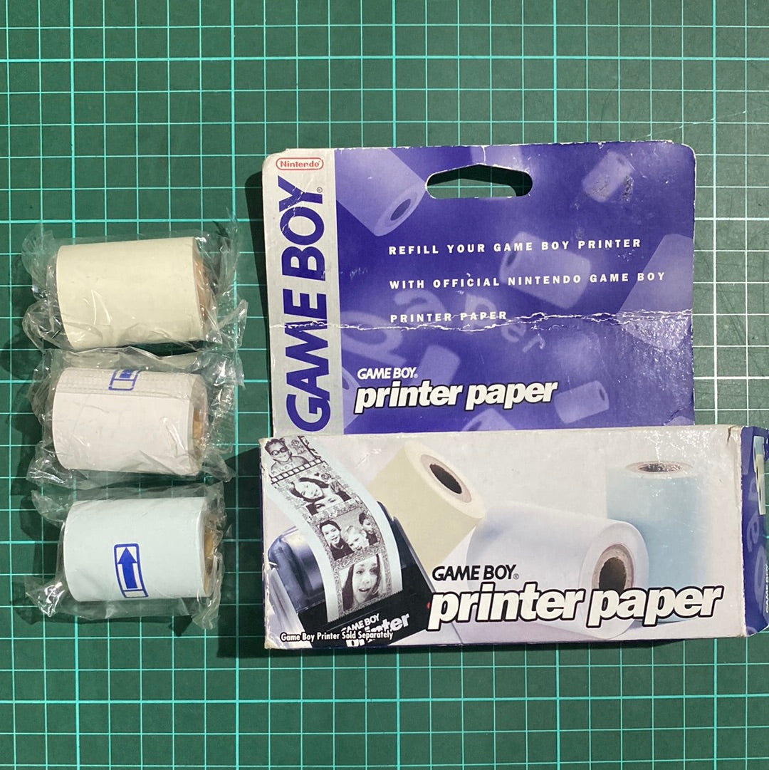 Nintendo Game Boy Printer Paper | OG | GBP A P3A | GameBoy | CIB | Used Game Boy Printer Paper