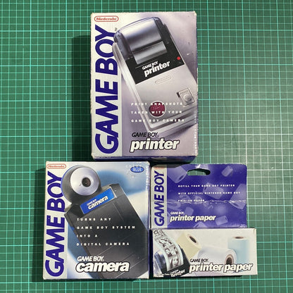 Nintendo Game Boy Printer, Paper & Camara Bundle  | GameBoy | CIB | Accessories