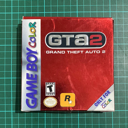 Grand Theft Auto 2 | Nintendo GameBoy Color | Game Boy Color | CIB | Used Game