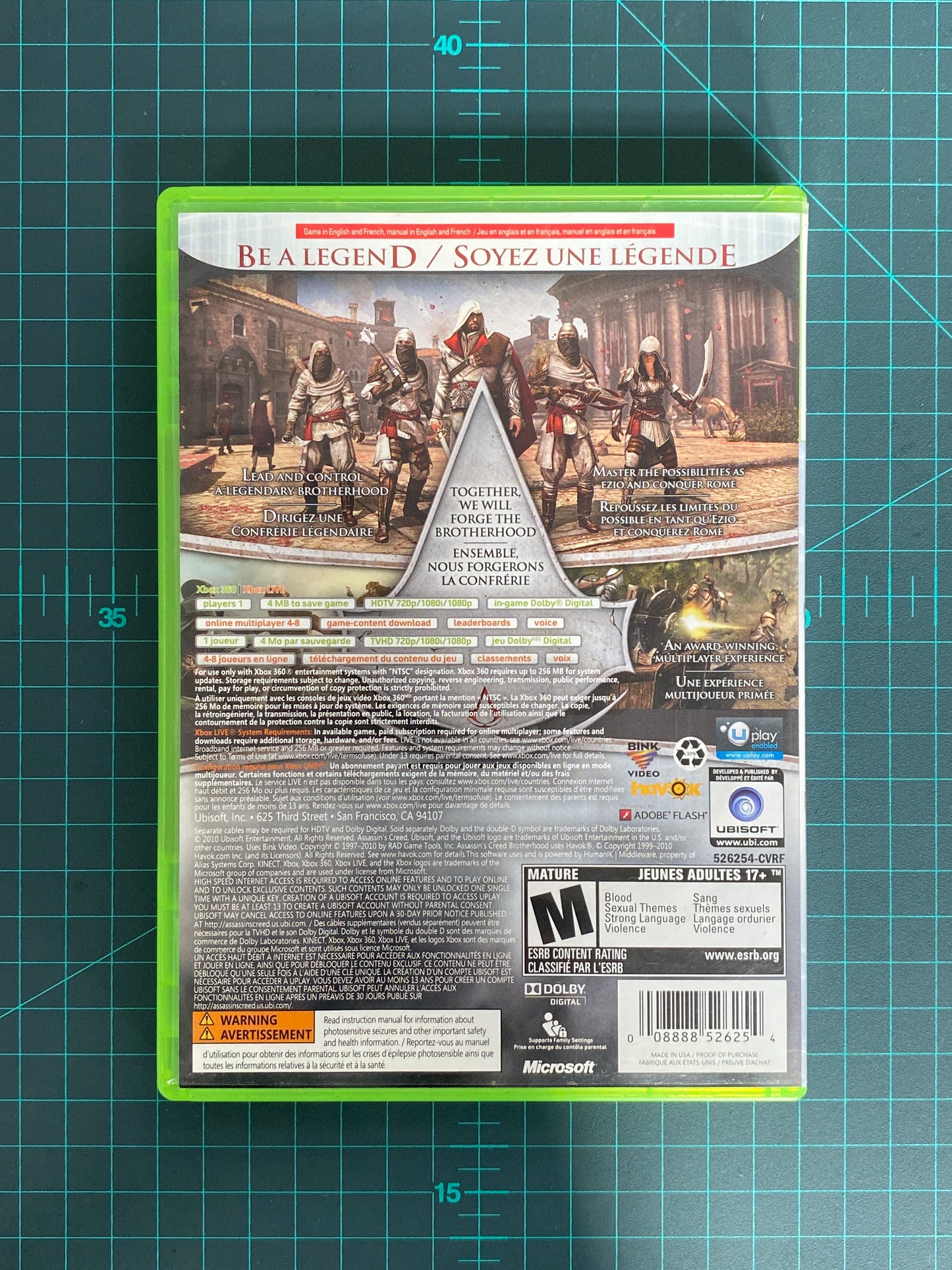 Assassin's Creed: Brotherhood | XBOX 360 | NTSC | Used Game