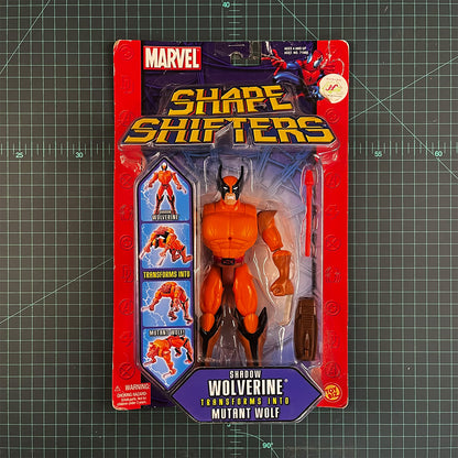 Shadow Wolverine | Spiderman Shape Shifters | 2003 | Toy Biz | Figurine | Collectible | Toy | New Sealed