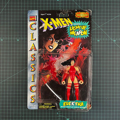 Elektra | X-Men: Classics Light Up Weapon | 1996 | Toy Biz | Figurine | Collectible | Toy | New Sealed