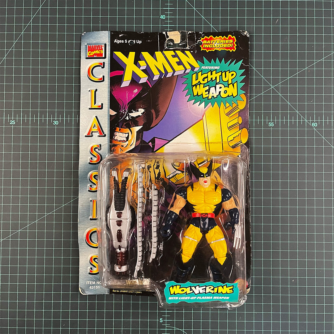 Wolverine | X-Men: Classics Light Up Weapon | 1996 | Toy Biz | Figurine | Collectible | Toy | New Sealed