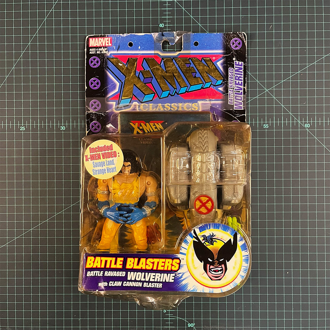 Wolverine | X-Men: Classics Battle Blasters | Including VHS | 2000 | Toy Biz | Figurine | Collectible | Toy | CIB