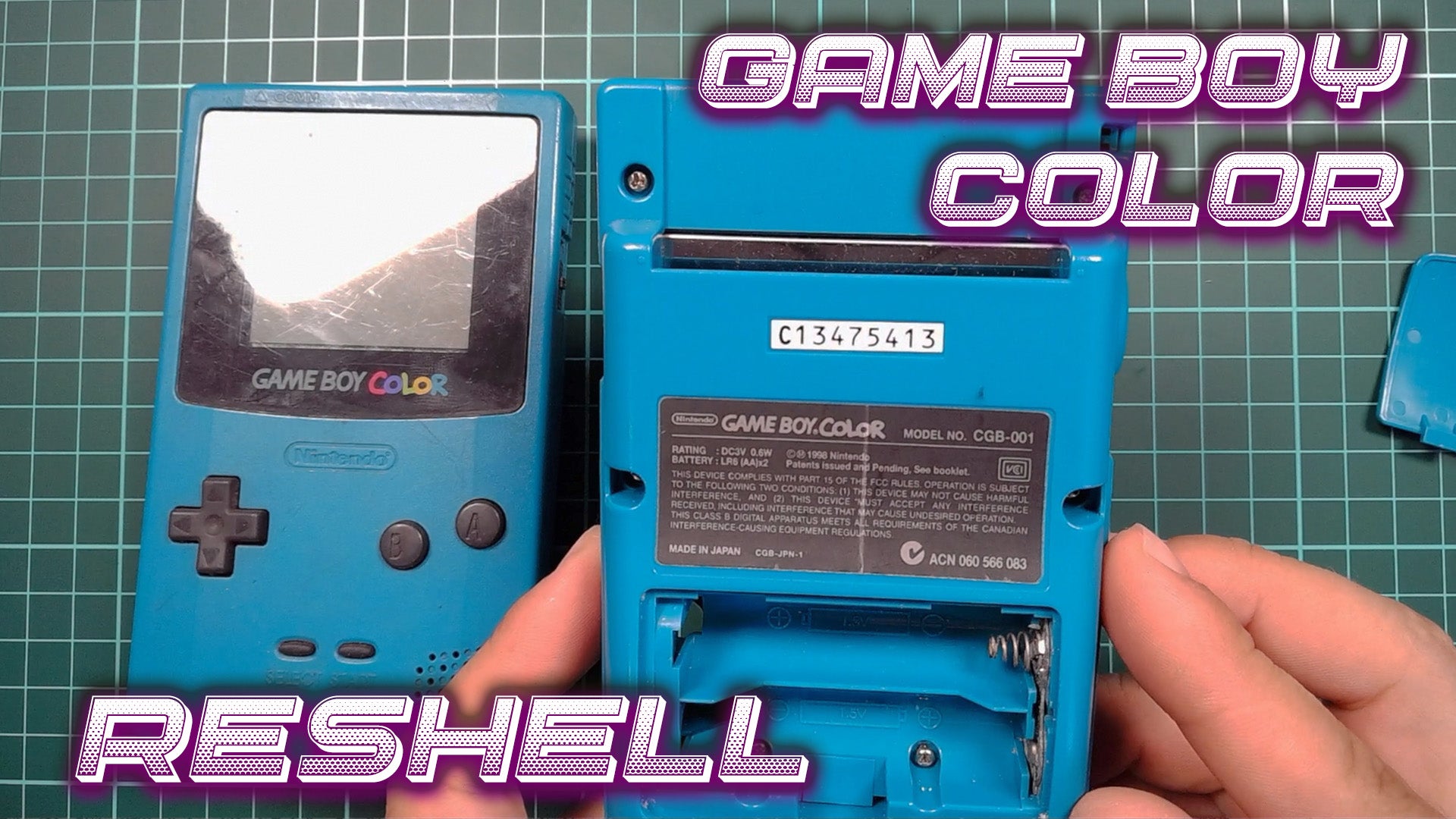 Load video: Restorations Reshell Repairs Handhelds