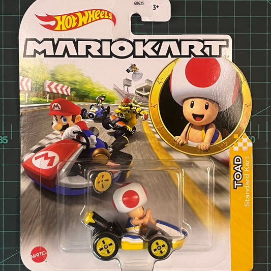 Toad: Standard Kart | Mario Kart | 2023 | Hot Wheels