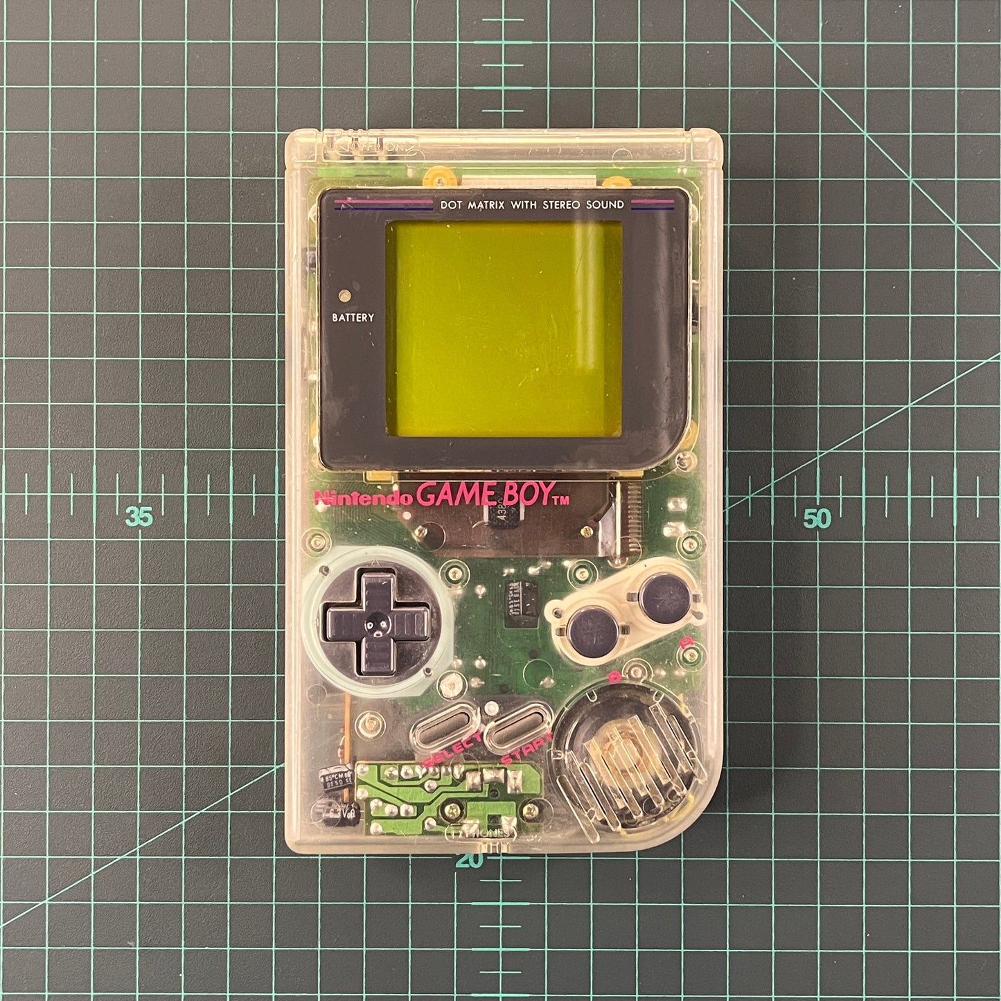 Nintendo Game Boy | Original | DMG-001 | Clear | GameBoy | Used Handheld Console