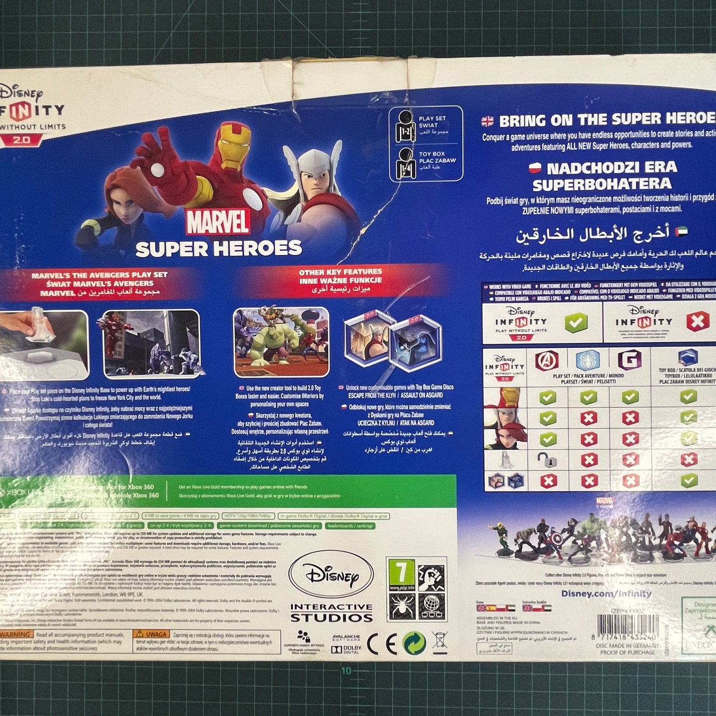 Disney Infinity 2.0 Marvel Super Heroes Starter Pack | Bundle | XBOX 360 | Used Game