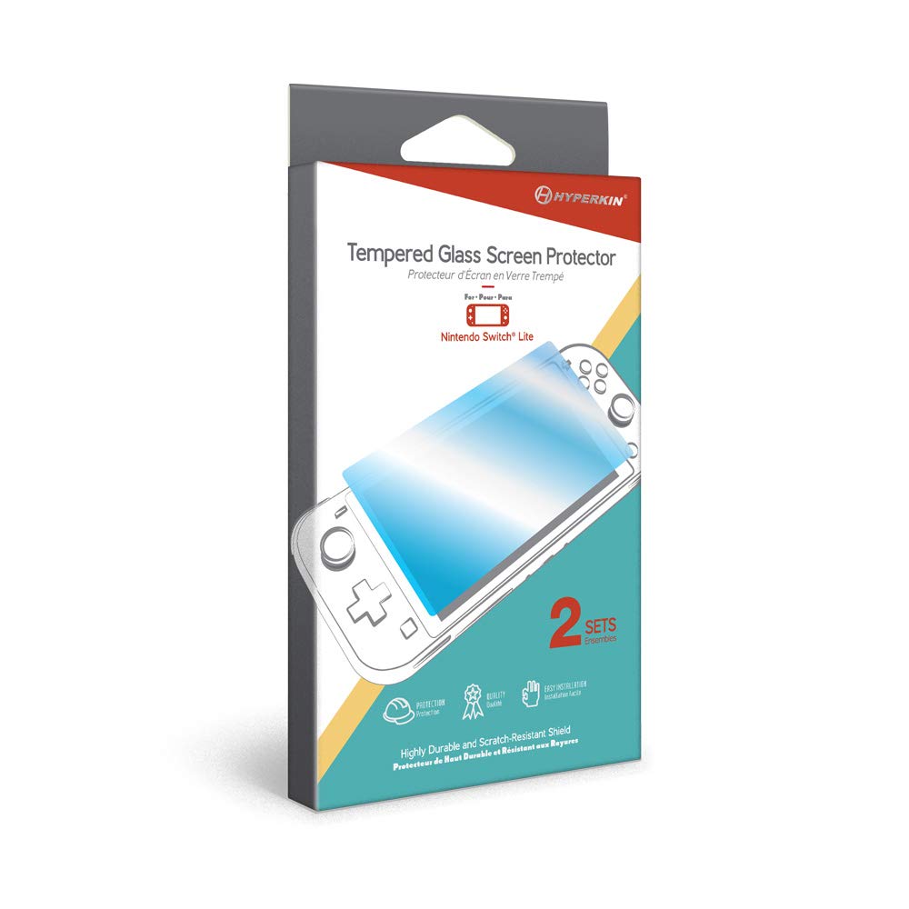 Hyperkin Tempered Glass Screen Protector 2 Sets For Nintendo Switch Lite