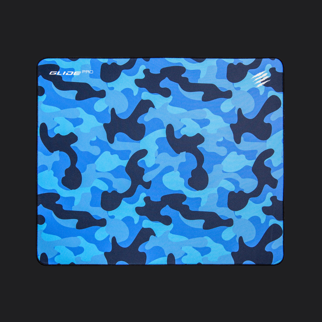 Mad Catz G.L.I.D.E. Pro Camo Gaming Mouse Pad - Blue