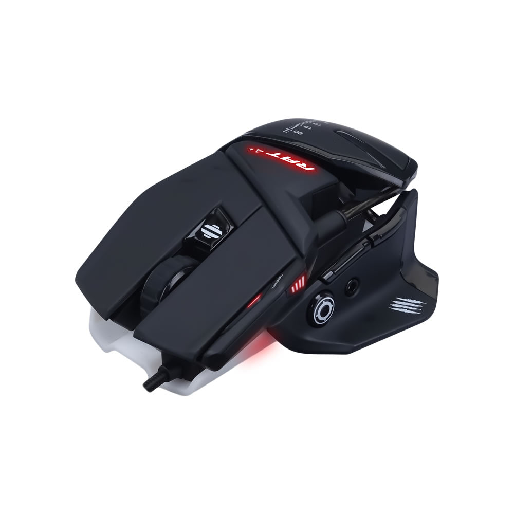 Mad Catz R.A.T. 4+ Wired Optical Gaming Mouse - Black