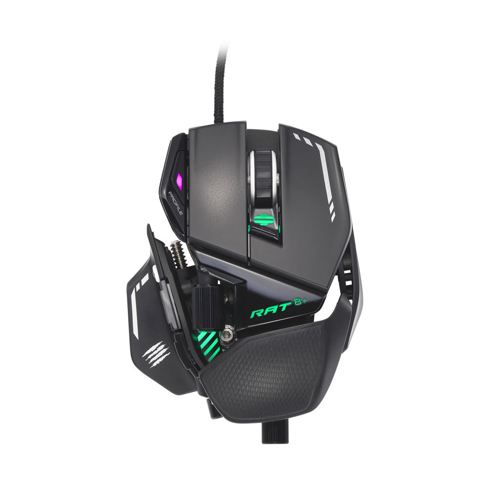 Mad Catz R.A.T. 8+ Wired Fully Adjustable Gaming Mouse - Black
