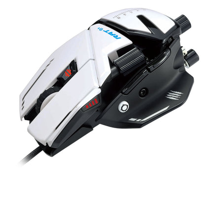 Mad Catz R.A.T. 8+ Wired Fully Adjustable Gaming Mouse - White