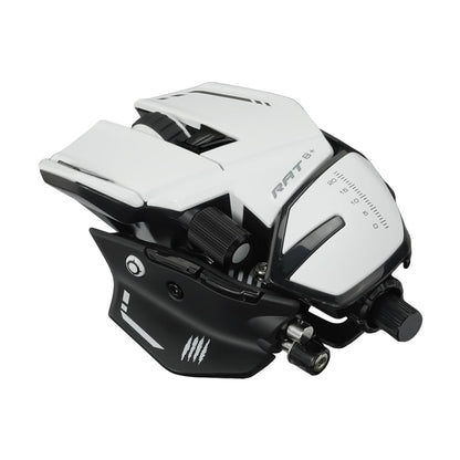 Mad Catz R.A.T. 8+ Wired Fully Adjustable Gaming Mouse - White
