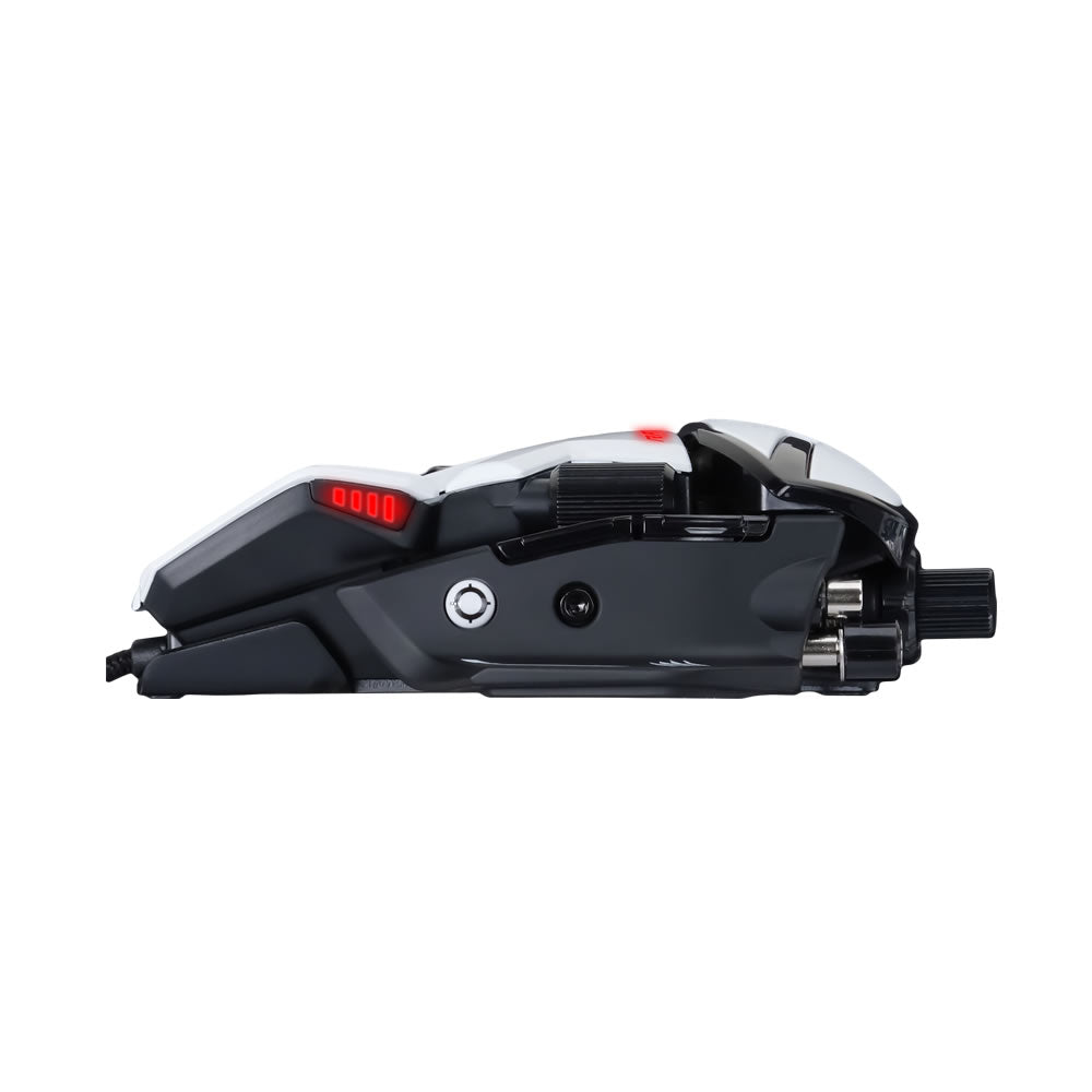 Mad Catz R.A.T. 8+ Wired Fully Adjustable Gaming Mouse - White
