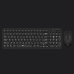 Alcatroz A2000 Jellybean Wireless Keyboard and Mouse Combo - Black - RetroguySA