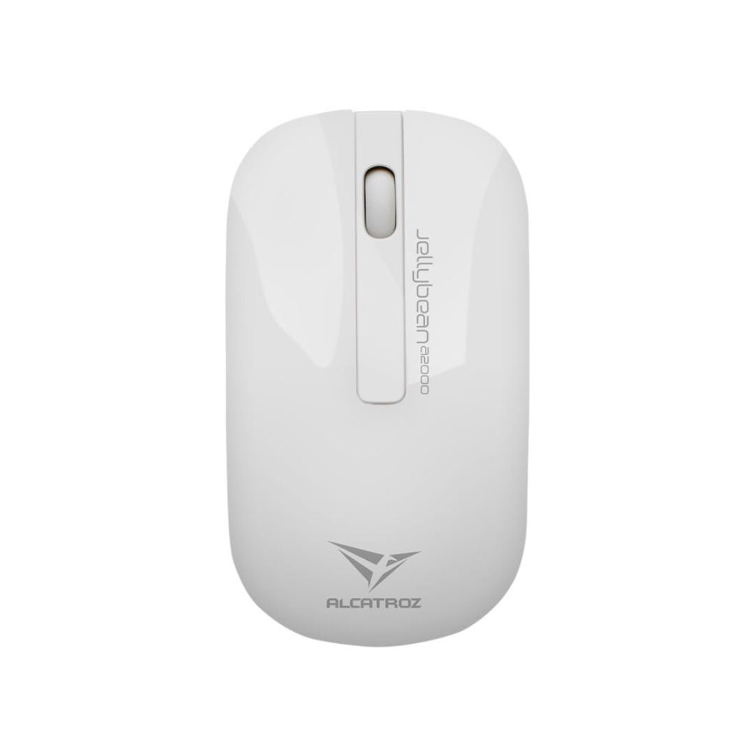 Alcatroz A2000 Jellybean Wireless Keyboard and Mouse Combo - White - RetroguySA
