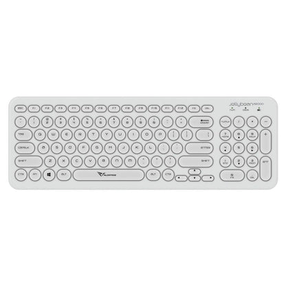 Alcatroz A2000 Jellybean Wireless Keyboard and Mouse Combo - White - RetroguySA