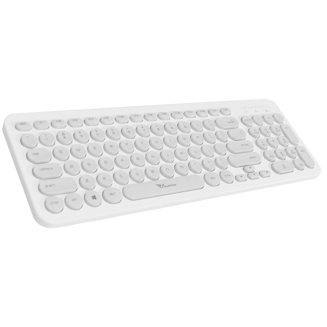 Alcatroz A2000 Jellybean Wireless Keyboard and Mouse Combo - White - RetroguySA