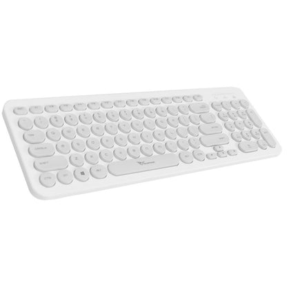 Alcatroz A2000 Jellybean Wireless Keyboard and Mouse Combo - White - RetroguySA