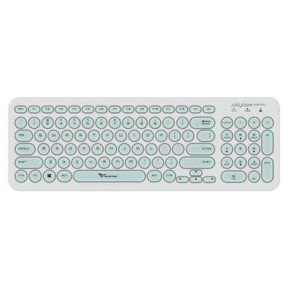 Alcatroz A2000 Jellybean Wireless Keyboard and Mouse Combo - White/Mint - RetroguySA