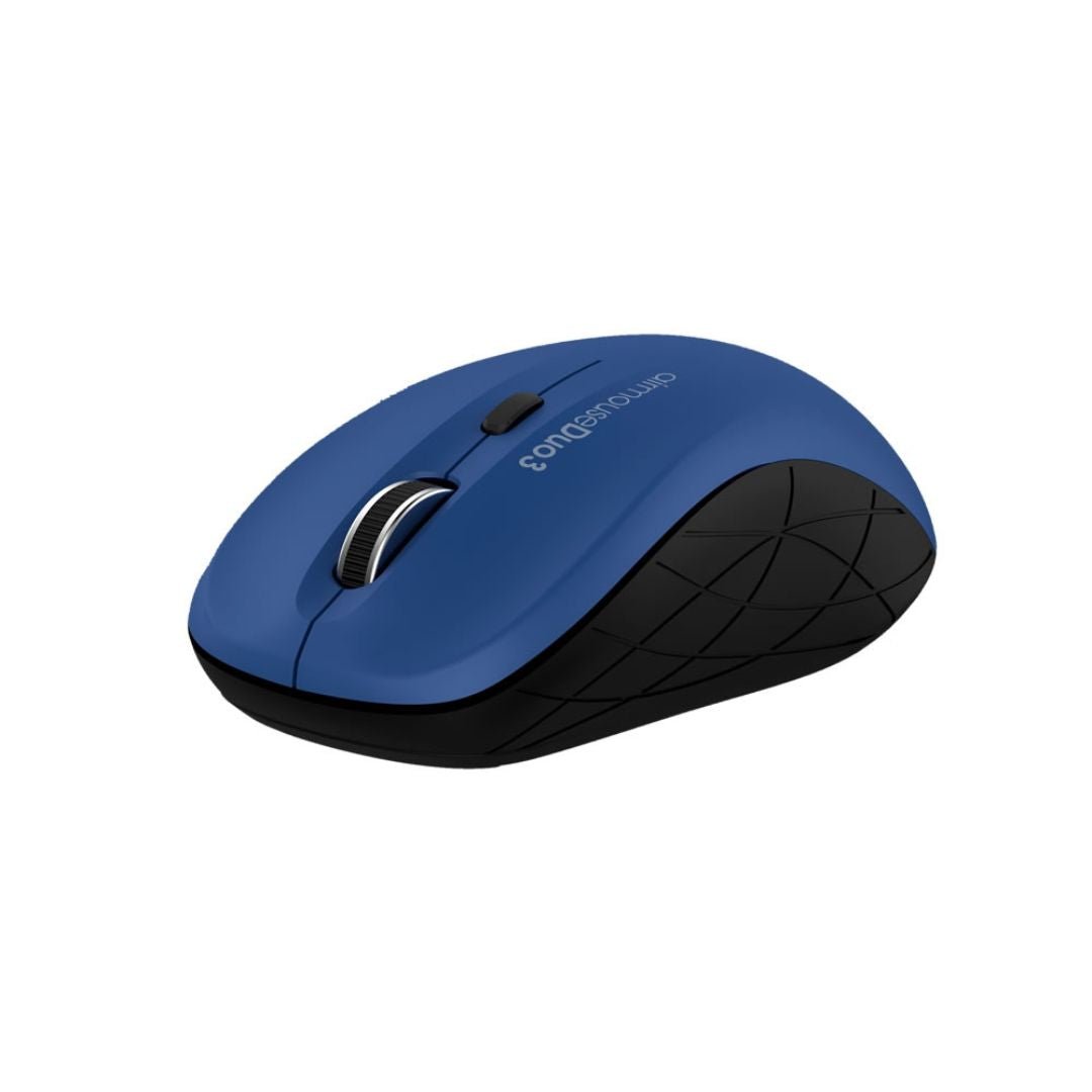 Alcatroz Airmouse Duo 3 Silent Wireless and Bluetooth Mouse - Black/Blue - RetroguySA