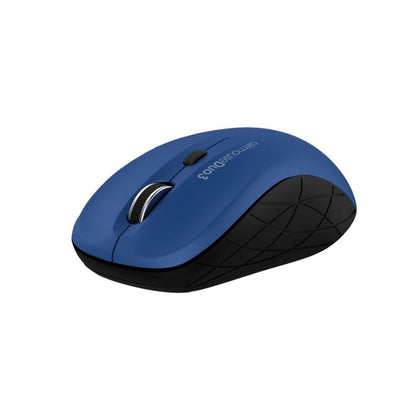 Alcatroz Airmouse Duo 3 Silent Wireless and Bluetooth Mouse - Black/Blue - RetroguySA